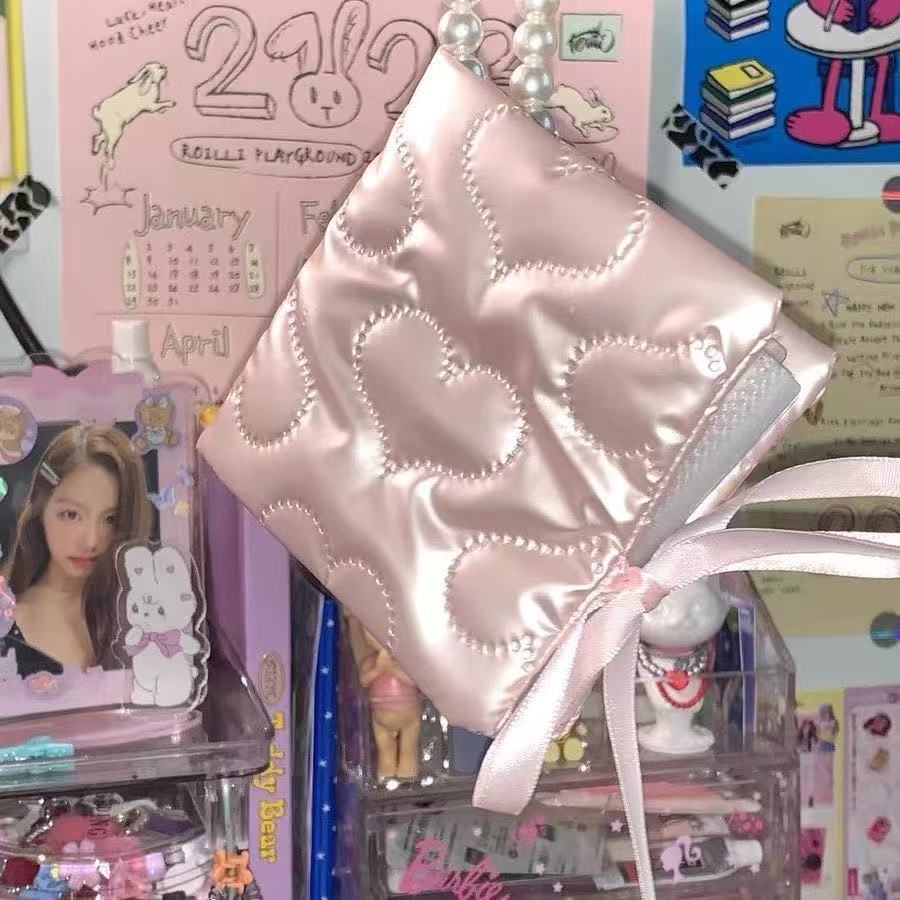 Blush Heart Ribbon Photo Album