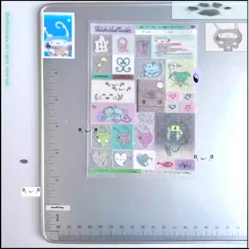 alldollscode Welcome To My World Stickers