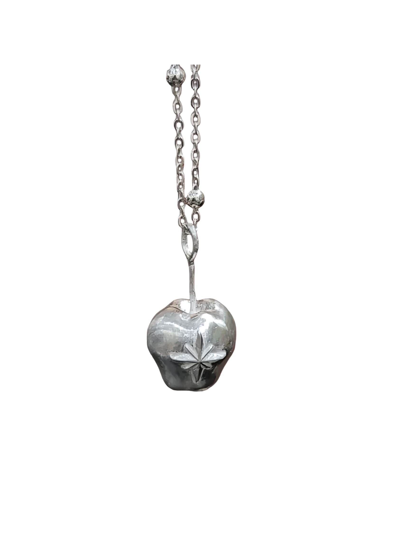 Star-Stamped Apple Necklace