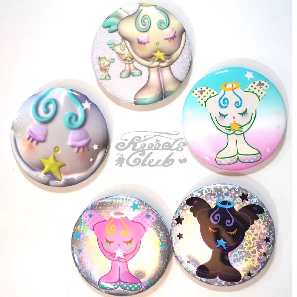 kiiidsclub Best Wishes "Ba Ji" Badges