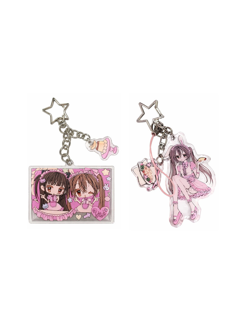 YAO Apothecary Tea Shop Girl Acrylic Keychain
