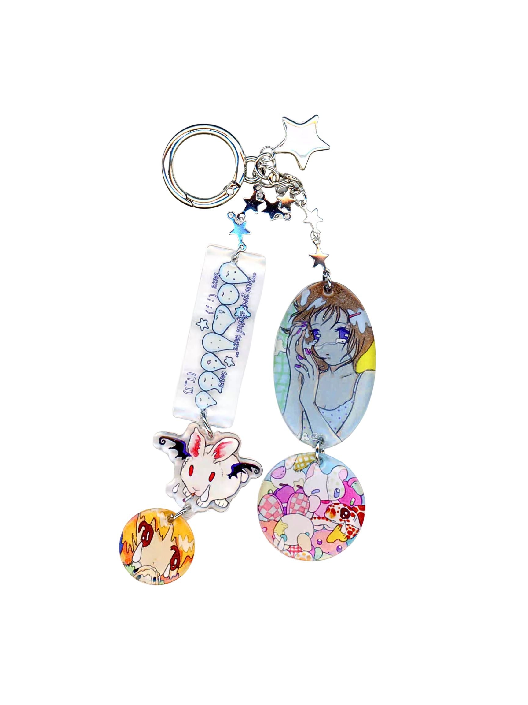 Oliwa Digital Tears Keychain