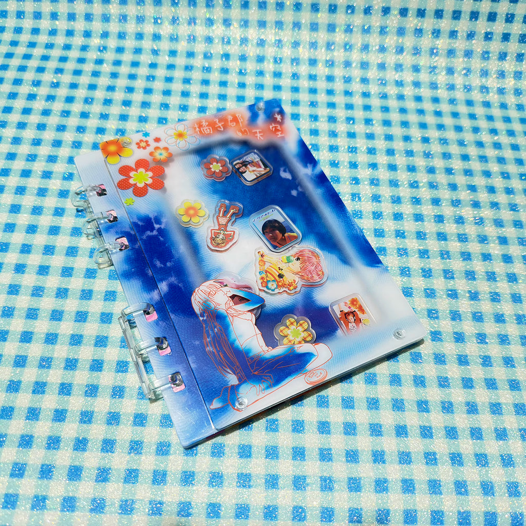 DOL station Kawaii Acrylic Glitter Notebook