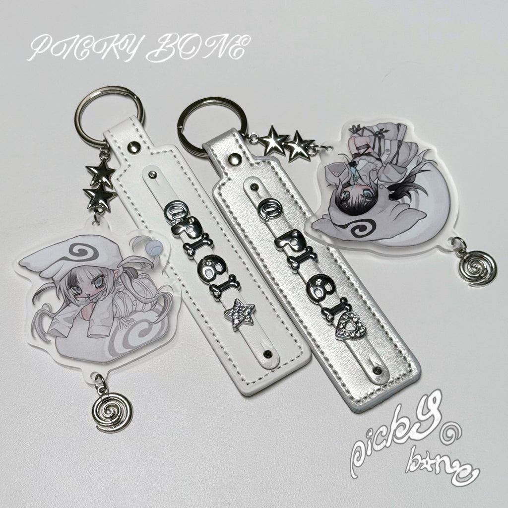 Pickybone Noodle Roll House Keychain