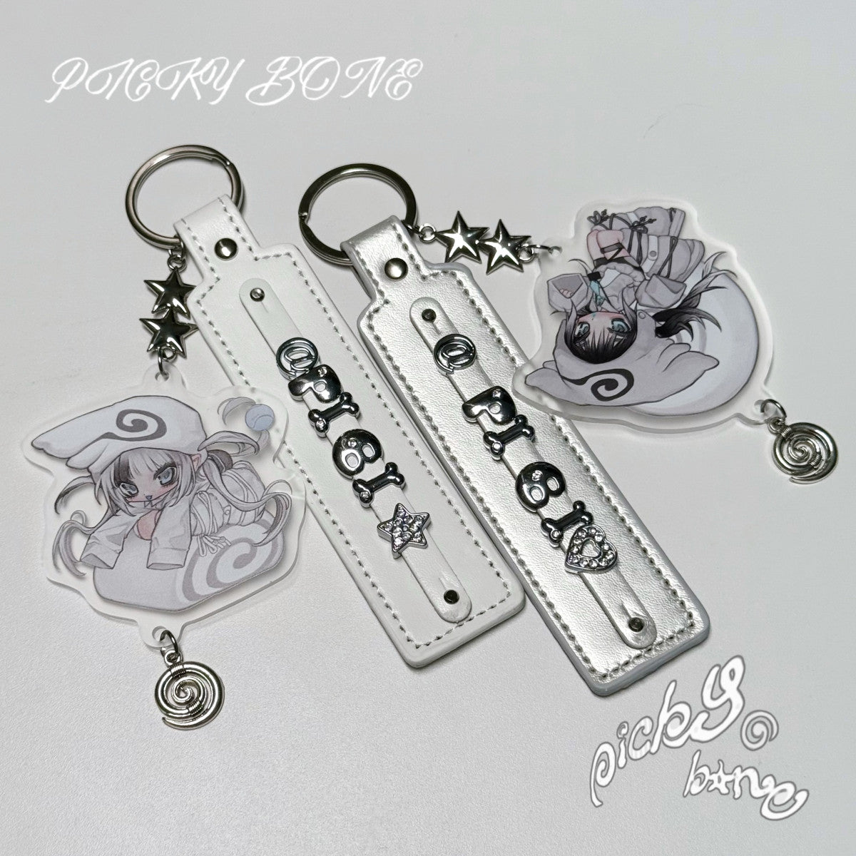 Pickybone Noodle Roll House Keychain