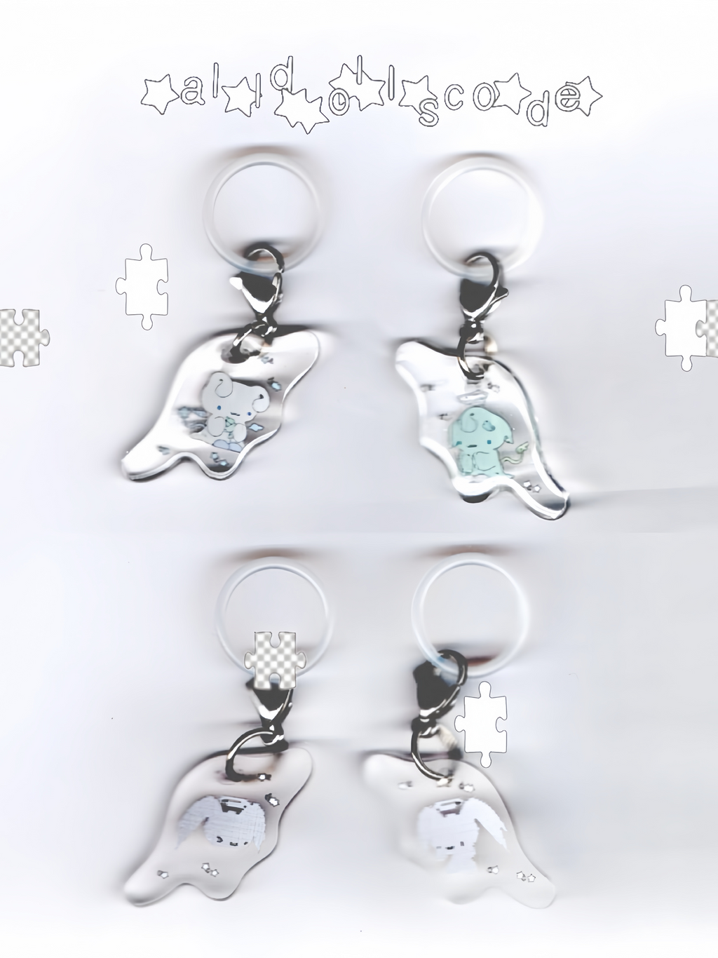 alldollscode Angel Mejirushi Charm (Acrylic Clip-On Tag)
