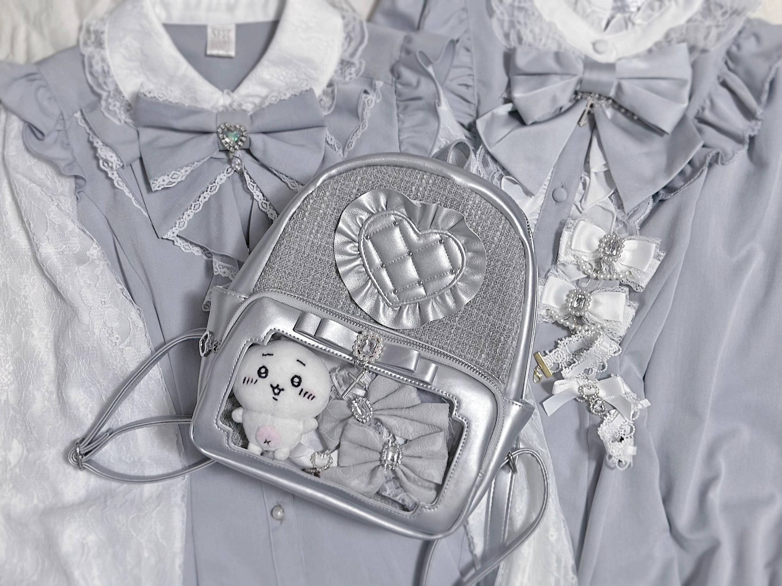 Pipoo Heartache Heart-Window Ita Backpack