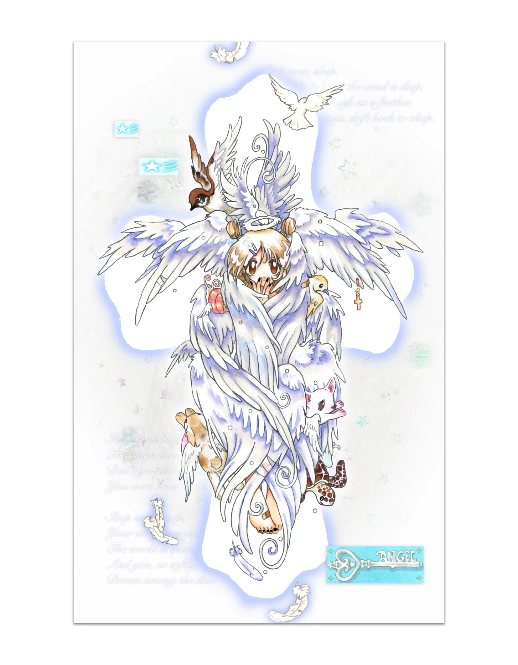 Oliwa Born From Wings Tapestry