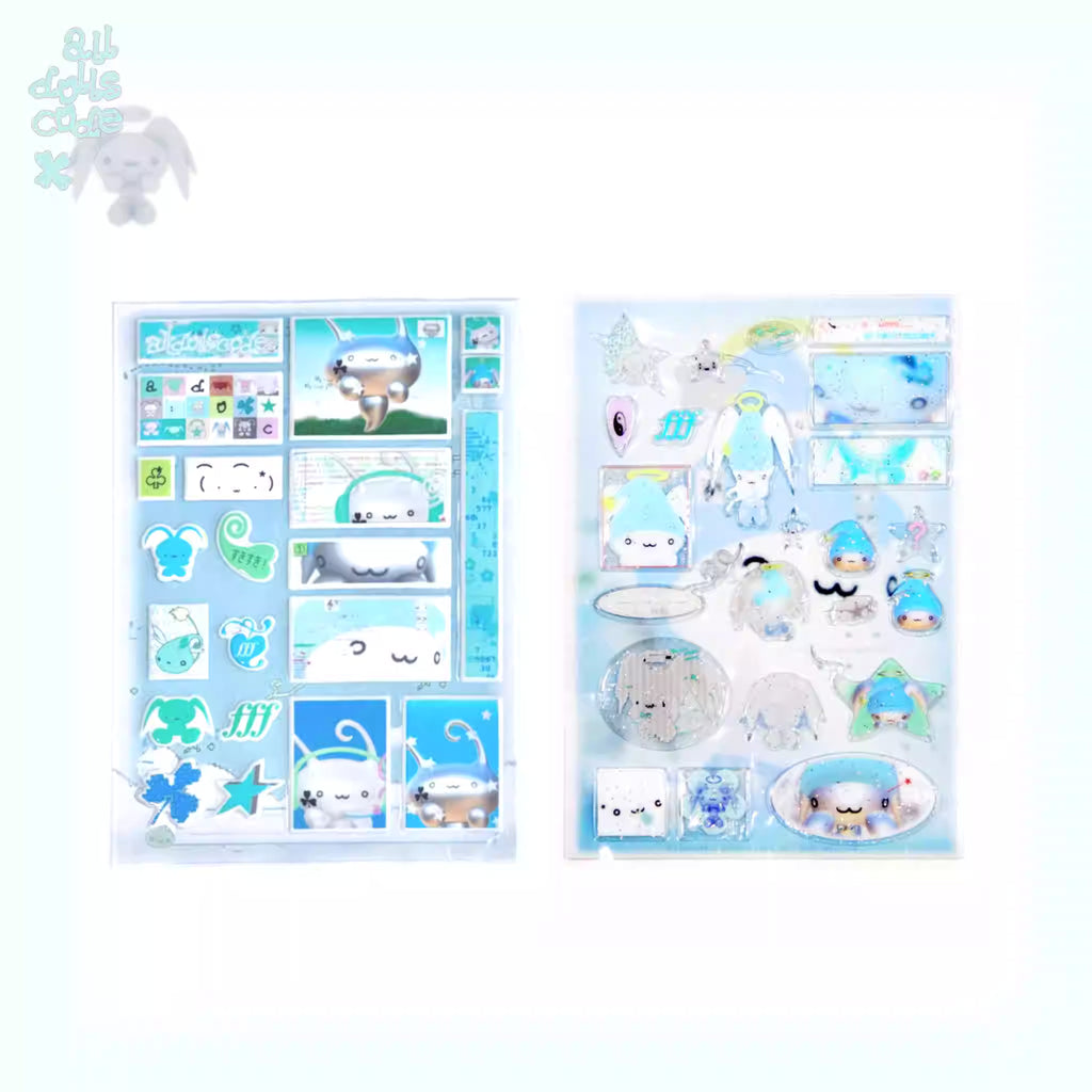 alldollscode Aqua Dream Stickers