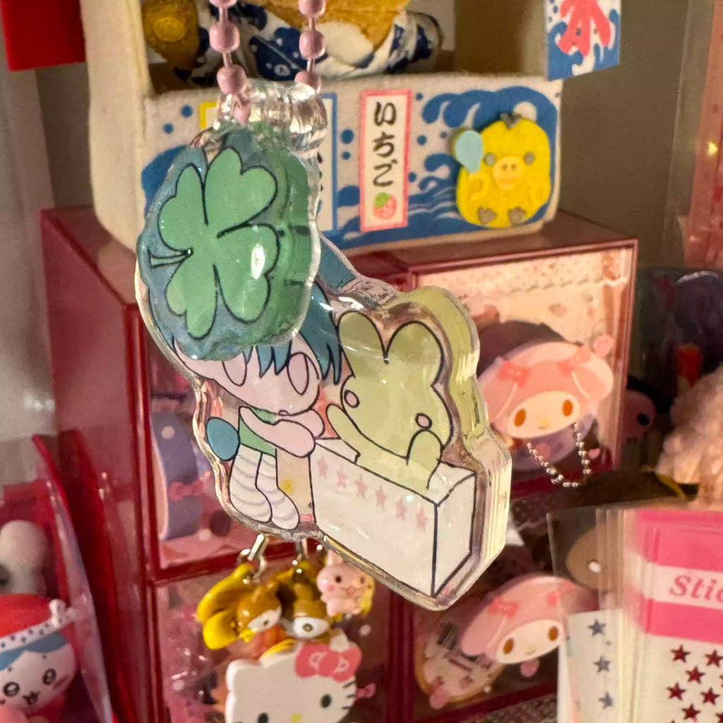 YAOxTuizhAaaa Electronic Rabbit KeyChain