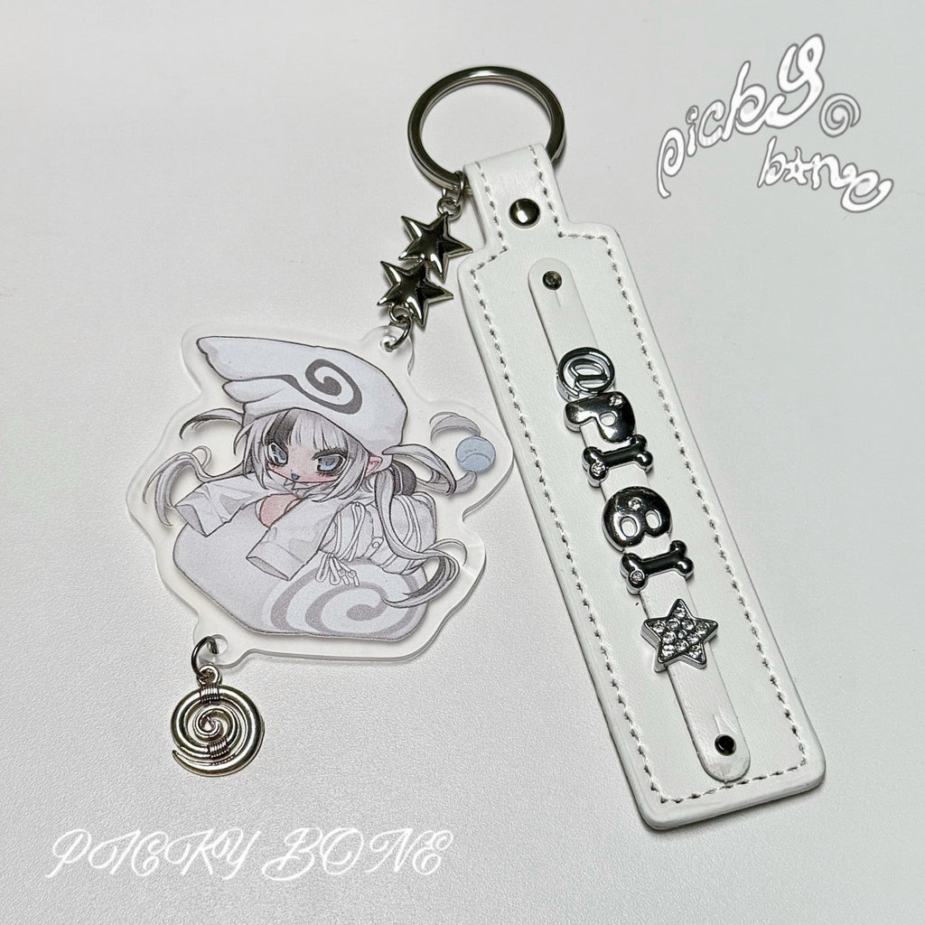 Pickybone Noodle Roll House Keychain