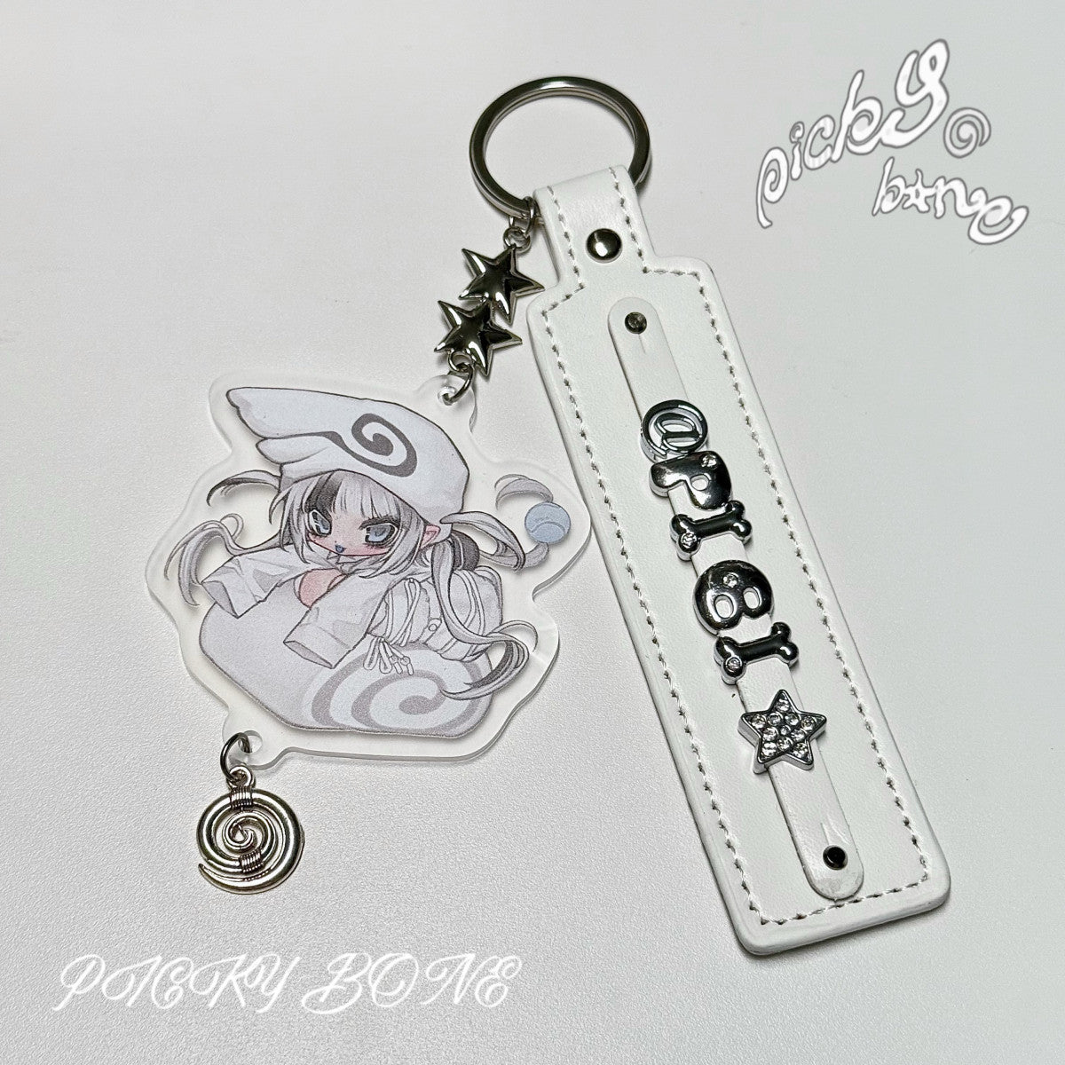 Pickybone Noodle Roll House Keychain