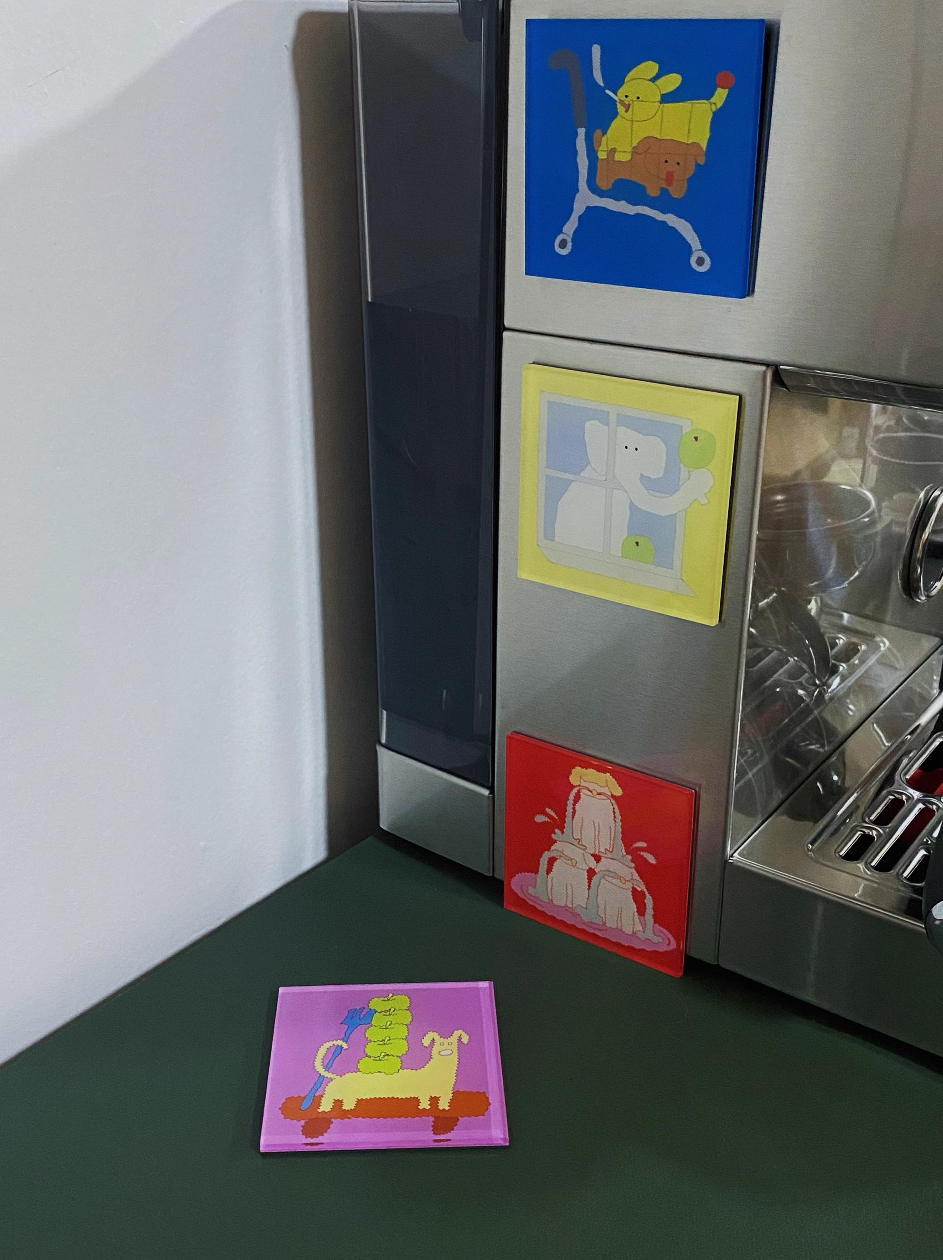 Human & Salted Jam Fridge Zoo Magnet Series