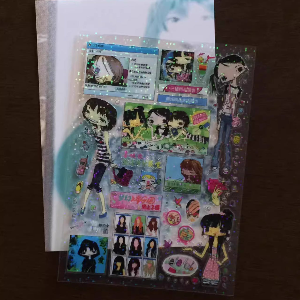 Pipoo Underground Arcade Girls Sticker Series