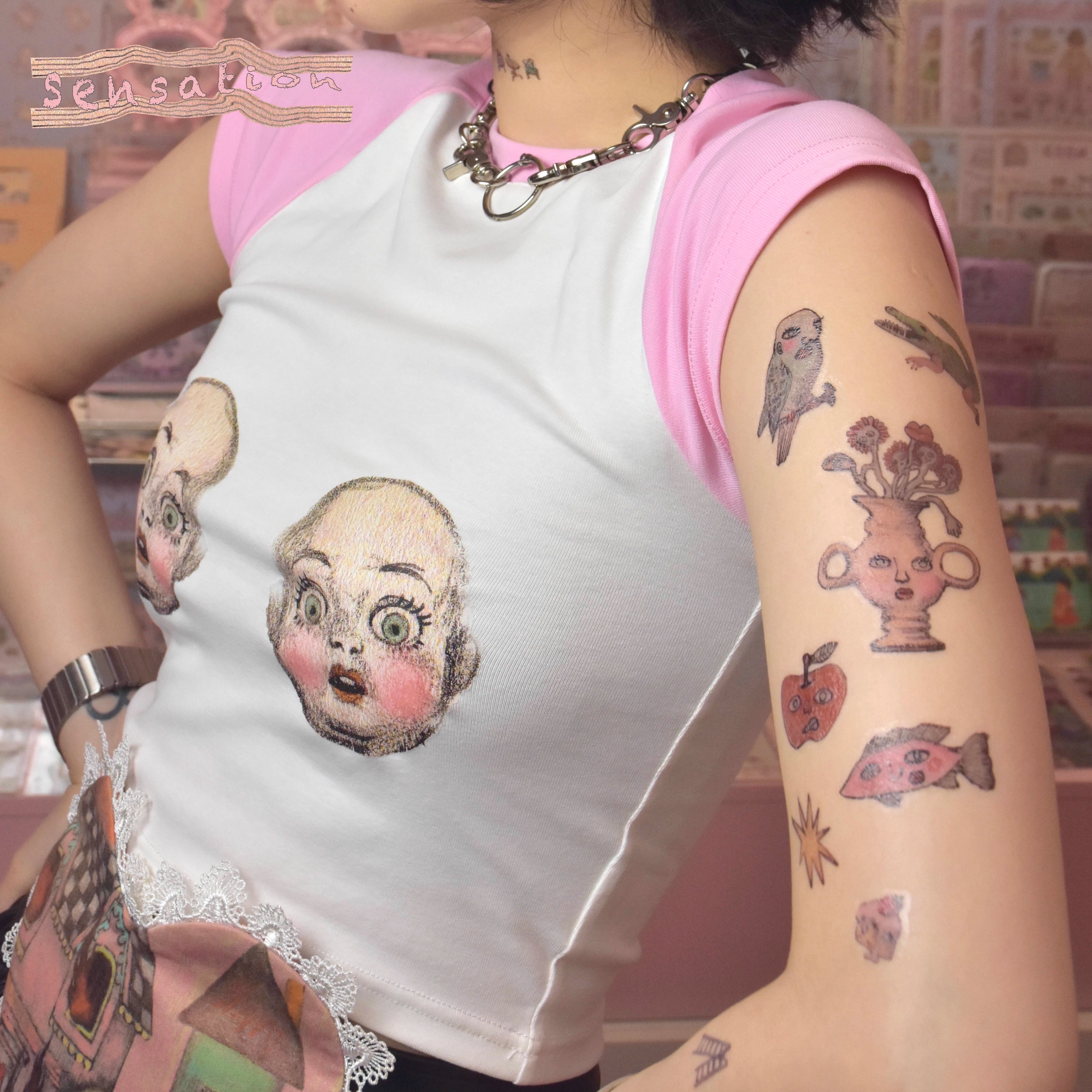 RudeFish Art Collection Tattoo Stickers