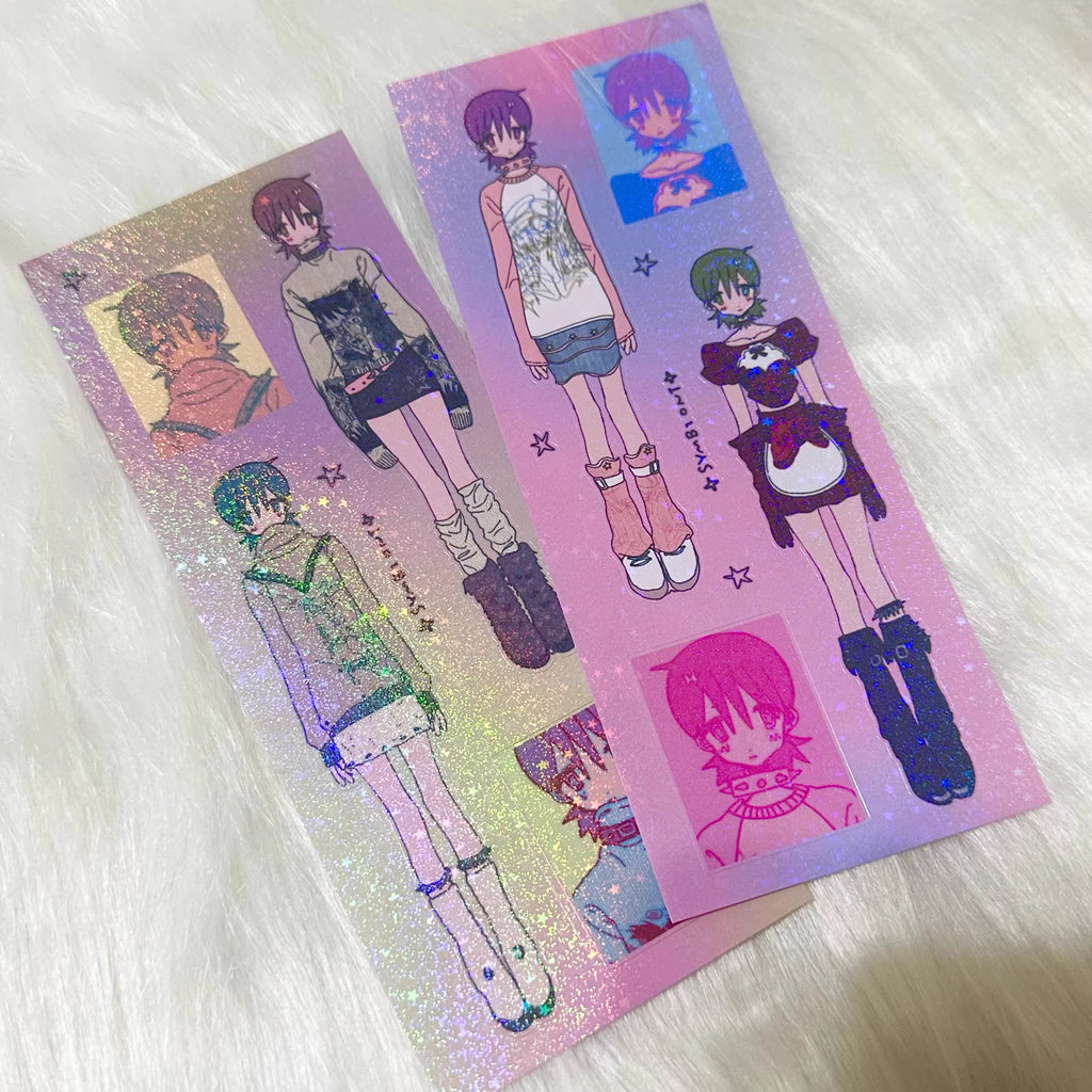 Pipoo Holographic Stickers