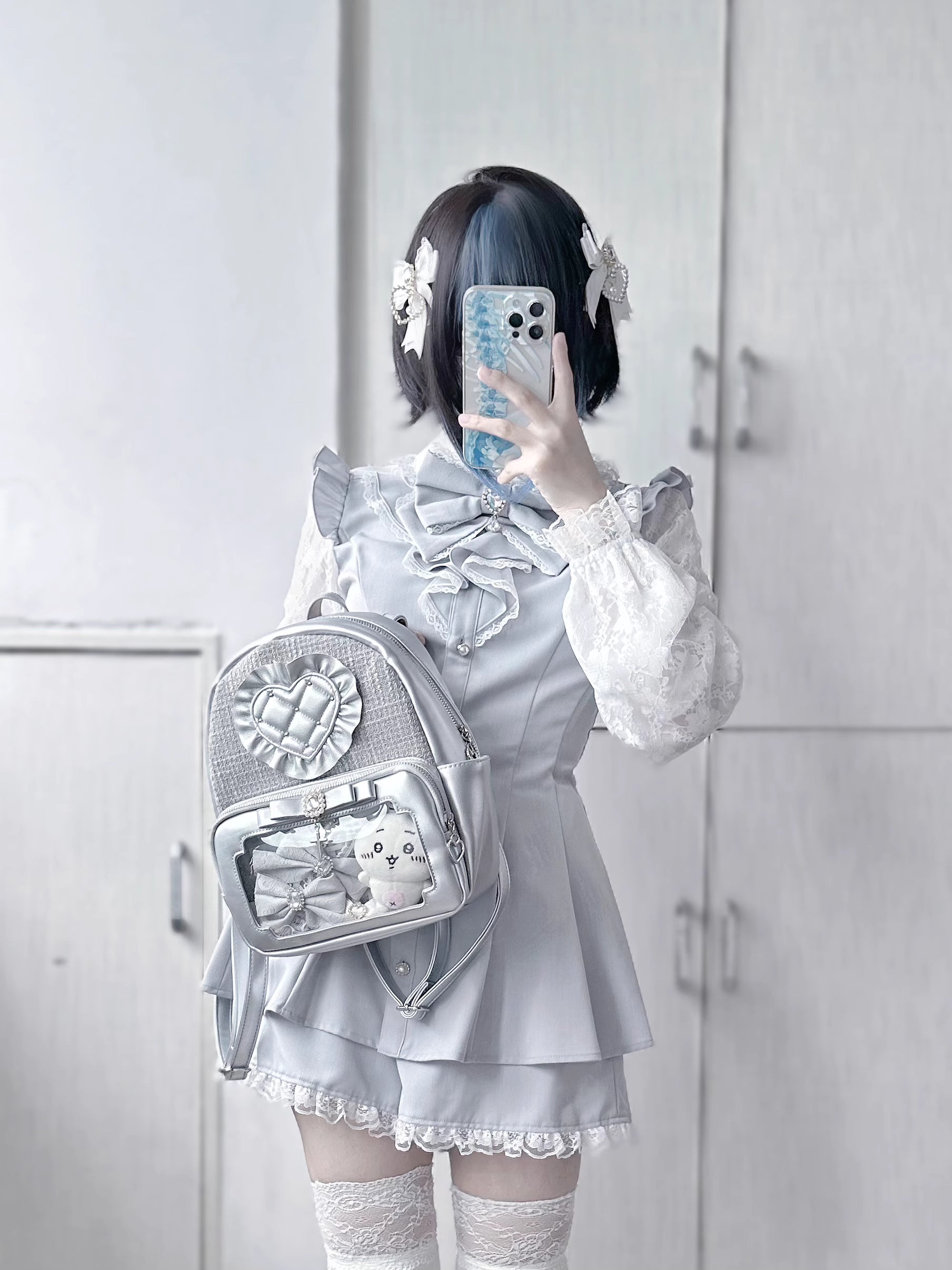 Pipoo Heartache Heart-Window Ita Backpack