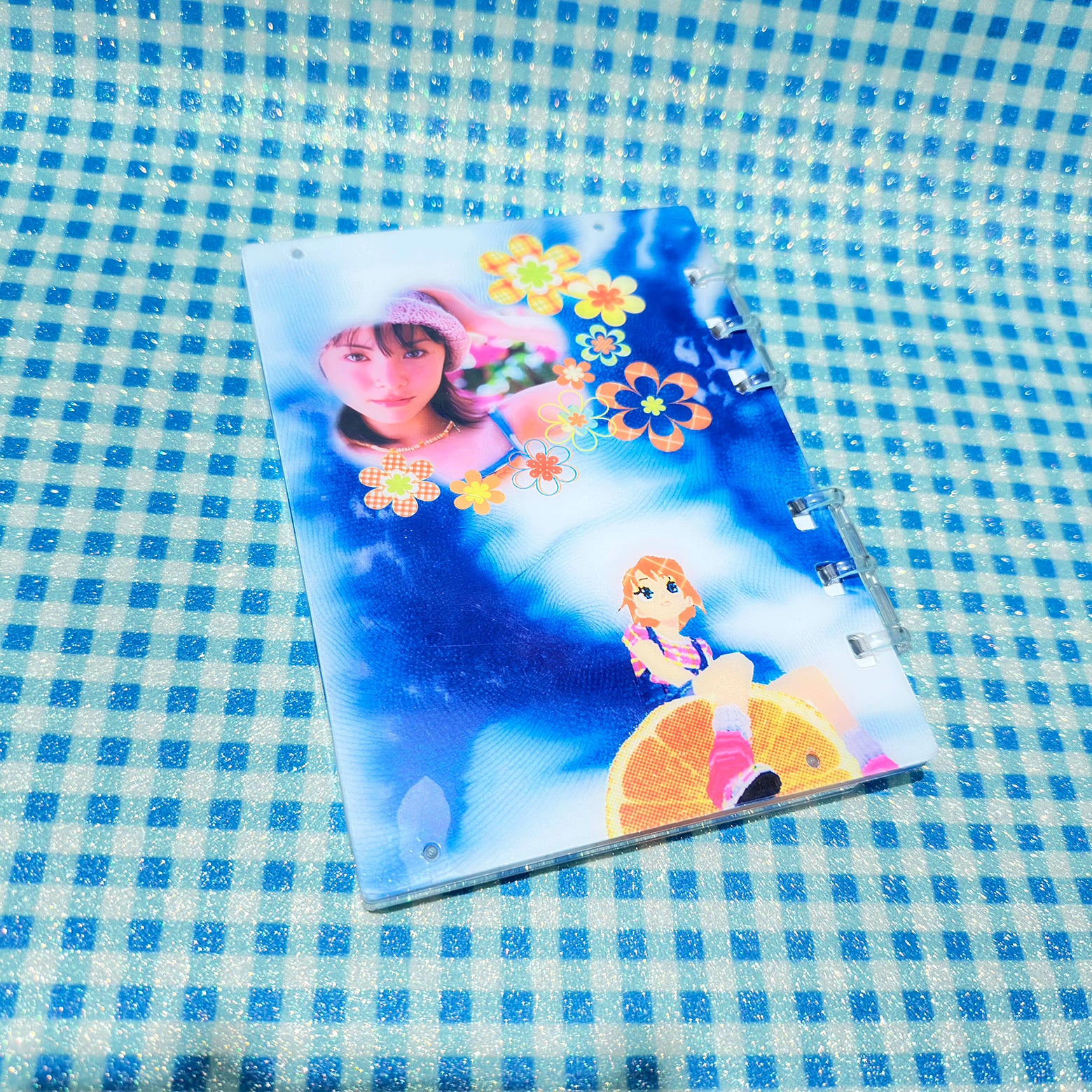 DOL station Kawaii Acrylic Glitter Notebook