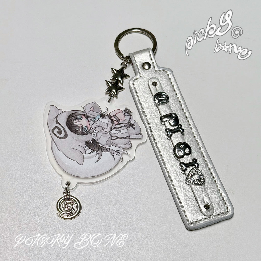 Pickybone Noodle Roll House Keychain