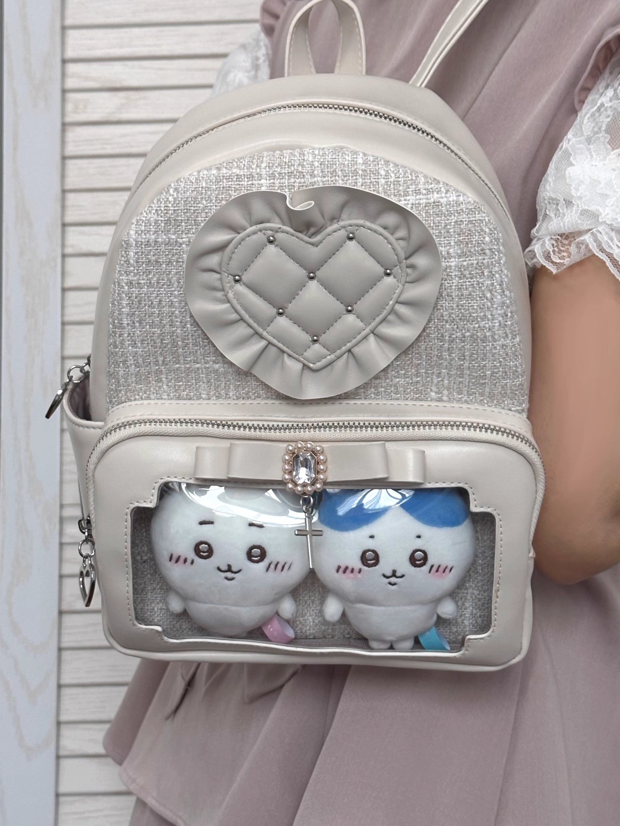 Pipoo Heartache Heart-Window Ita Backpack
