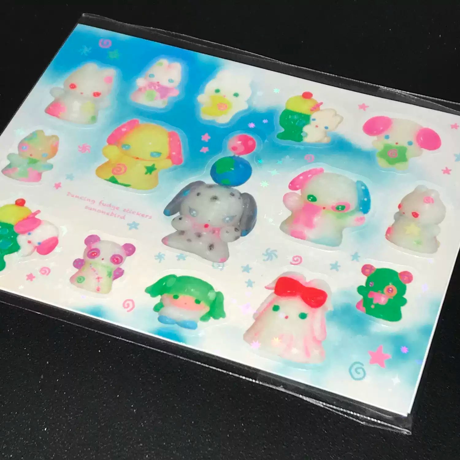 sunonebird Dancing fudge Stickers
