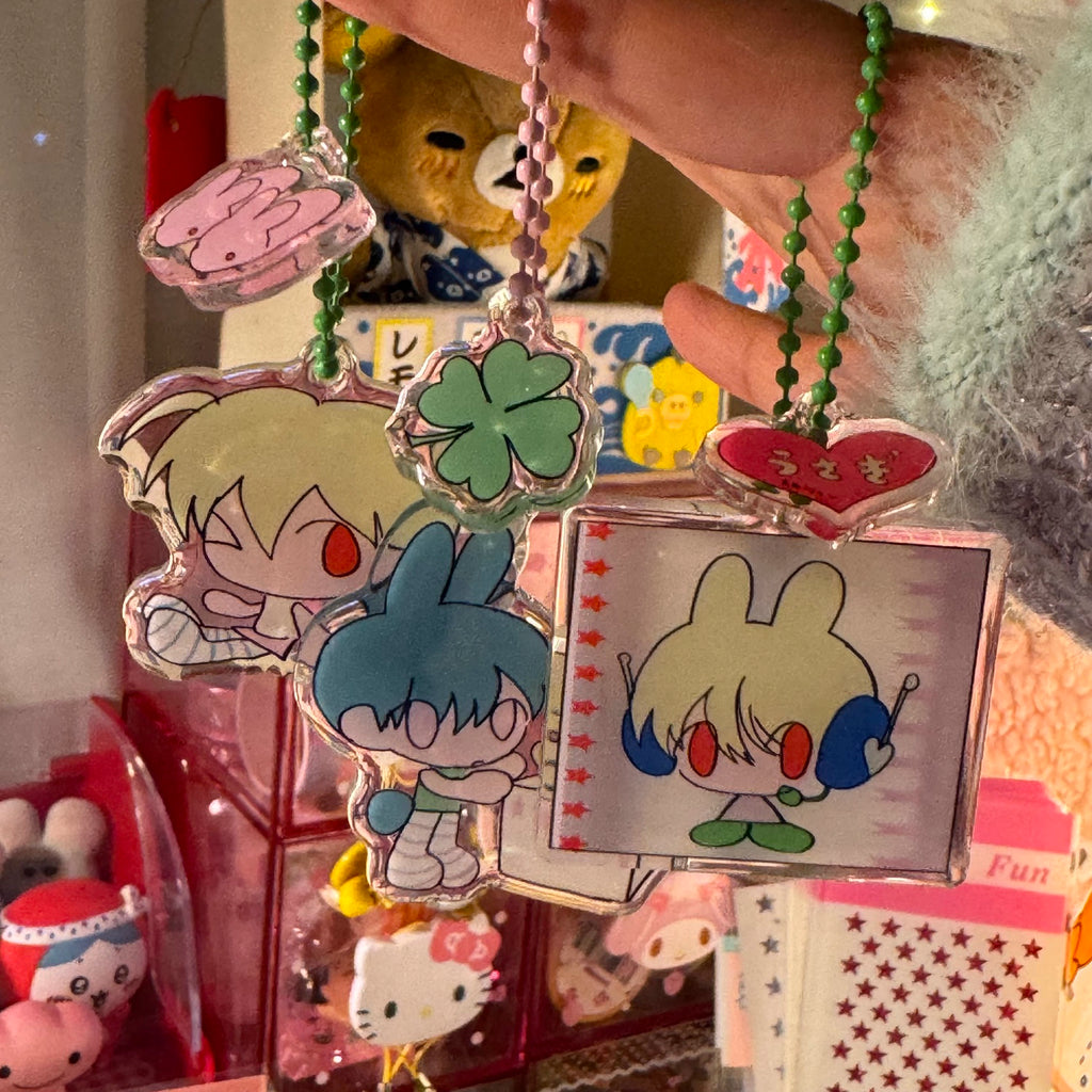 YAOxTuizhAaaa Electronic Rabbit KeyChain