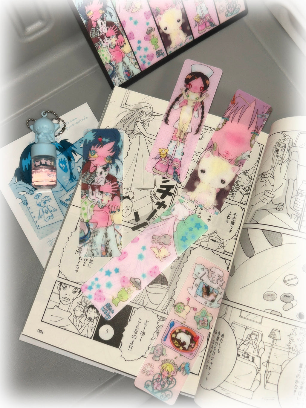 sunonebird The kitty's dream Lenticular Card/Bookmark Set