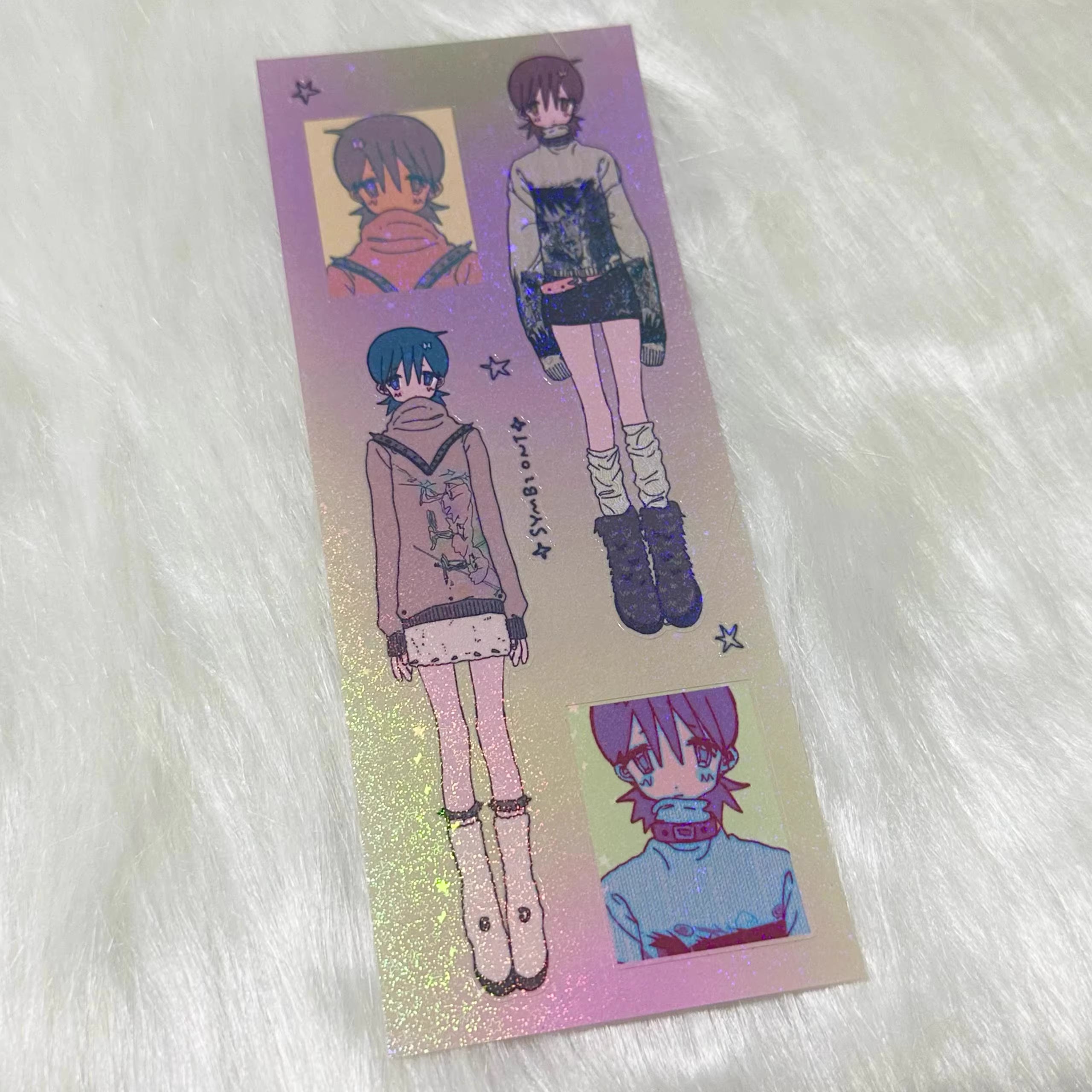 Pipoo Holographic Stickers