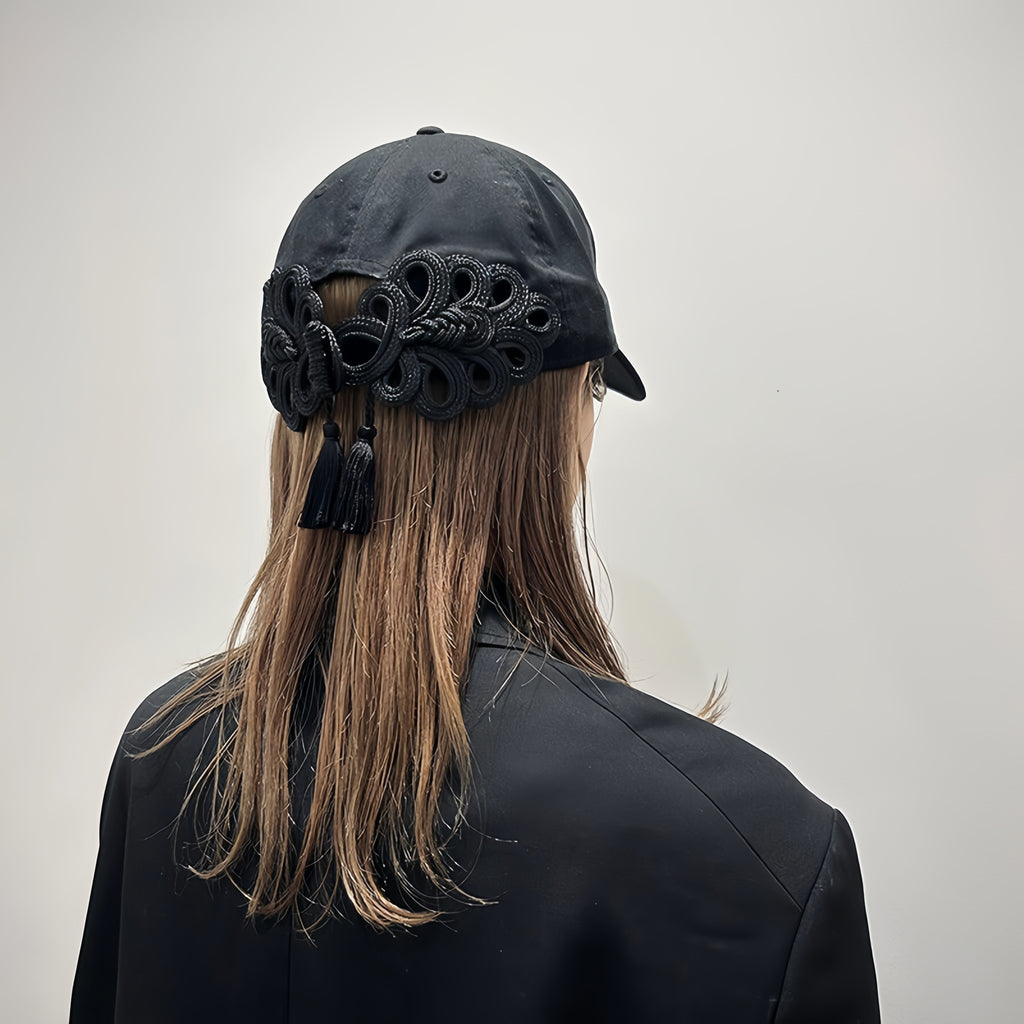 Kazuki Oriental Knot Tassel Cap