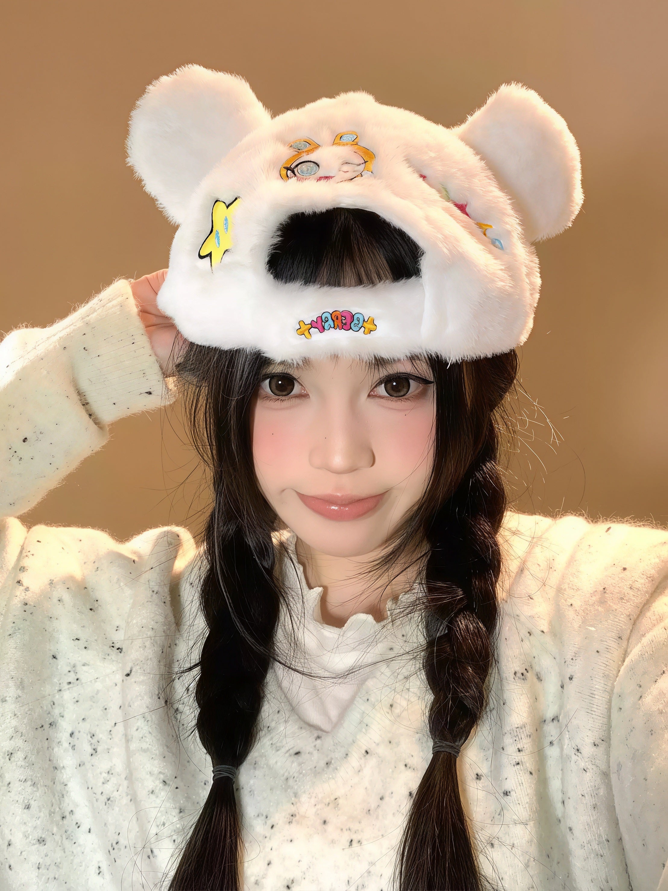 BlackBerry X PaoCai  Star-Ear Fluffy Cap