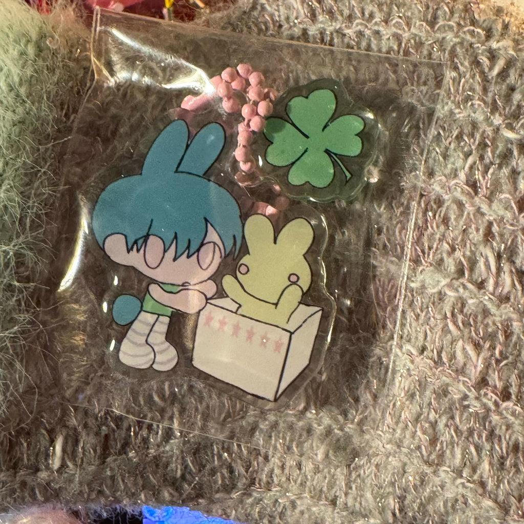 YAOxTuizhAaaa Electronic Rabbit KeyChain