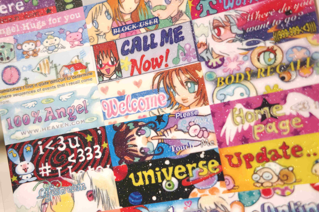 Oliwa Internet Invasion Seamless Stickers