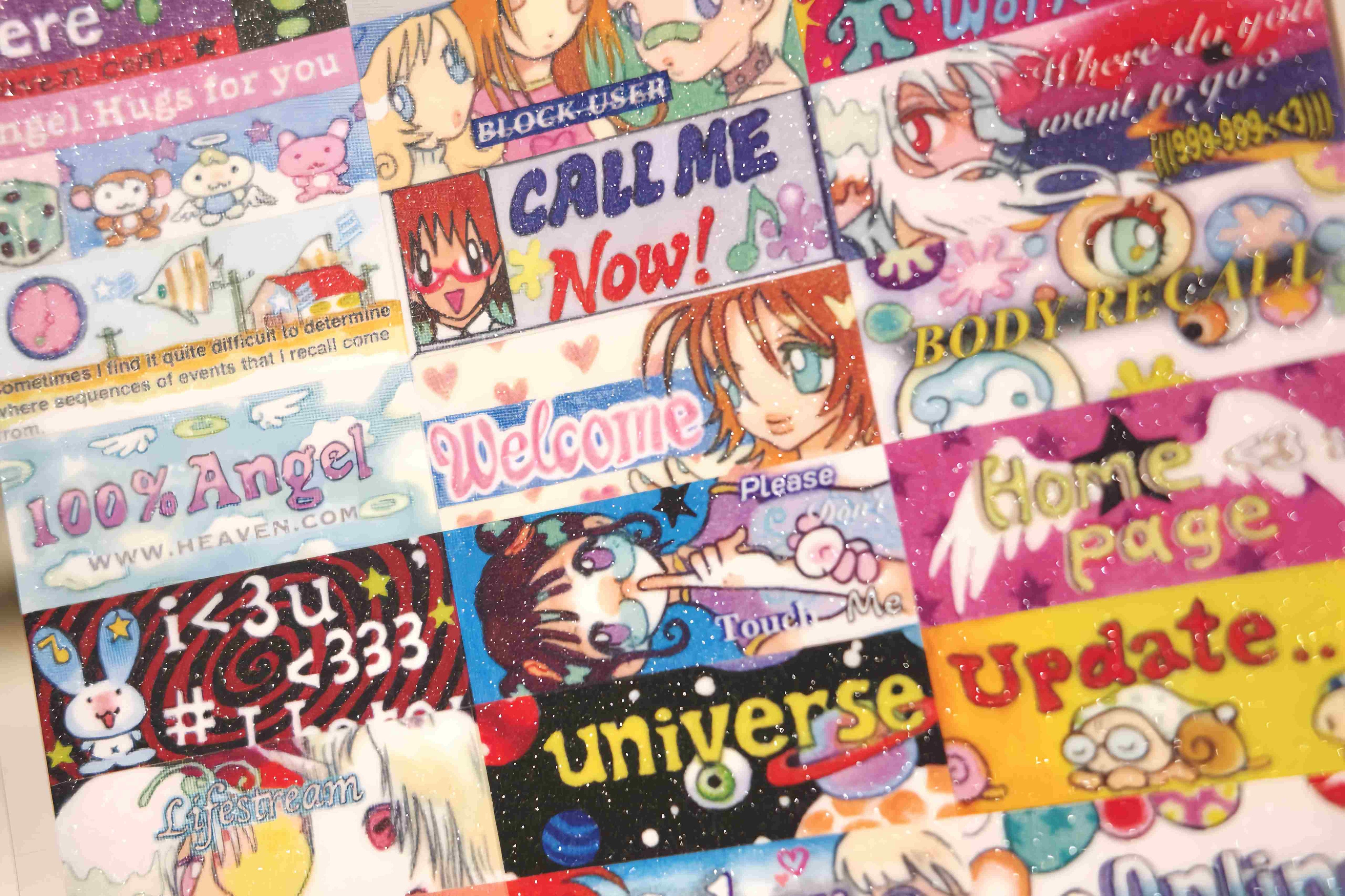 Oliwa Internet Invasion Seamless Stickers
