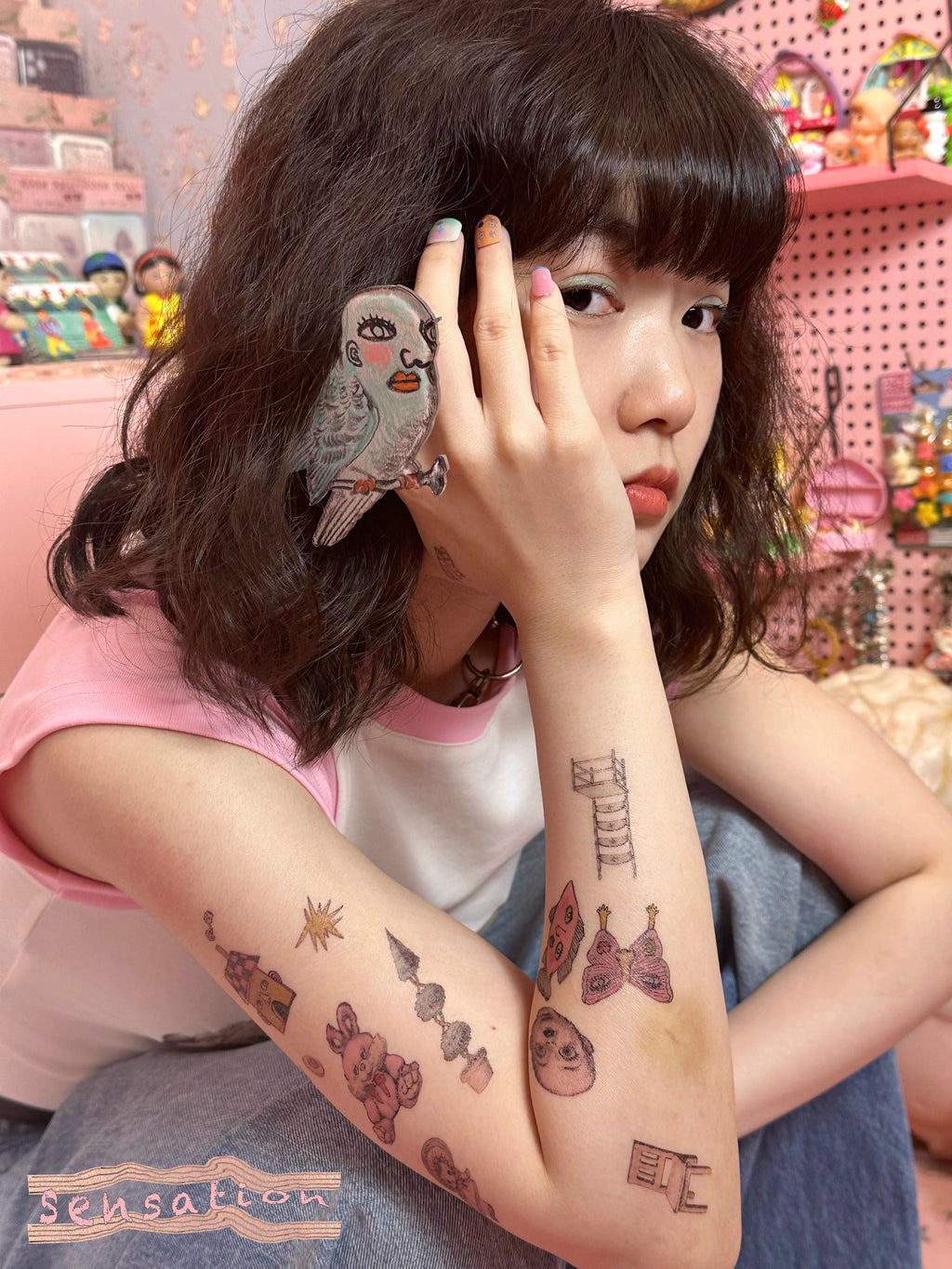 RudeFish Art Collection Tattoo Stickers