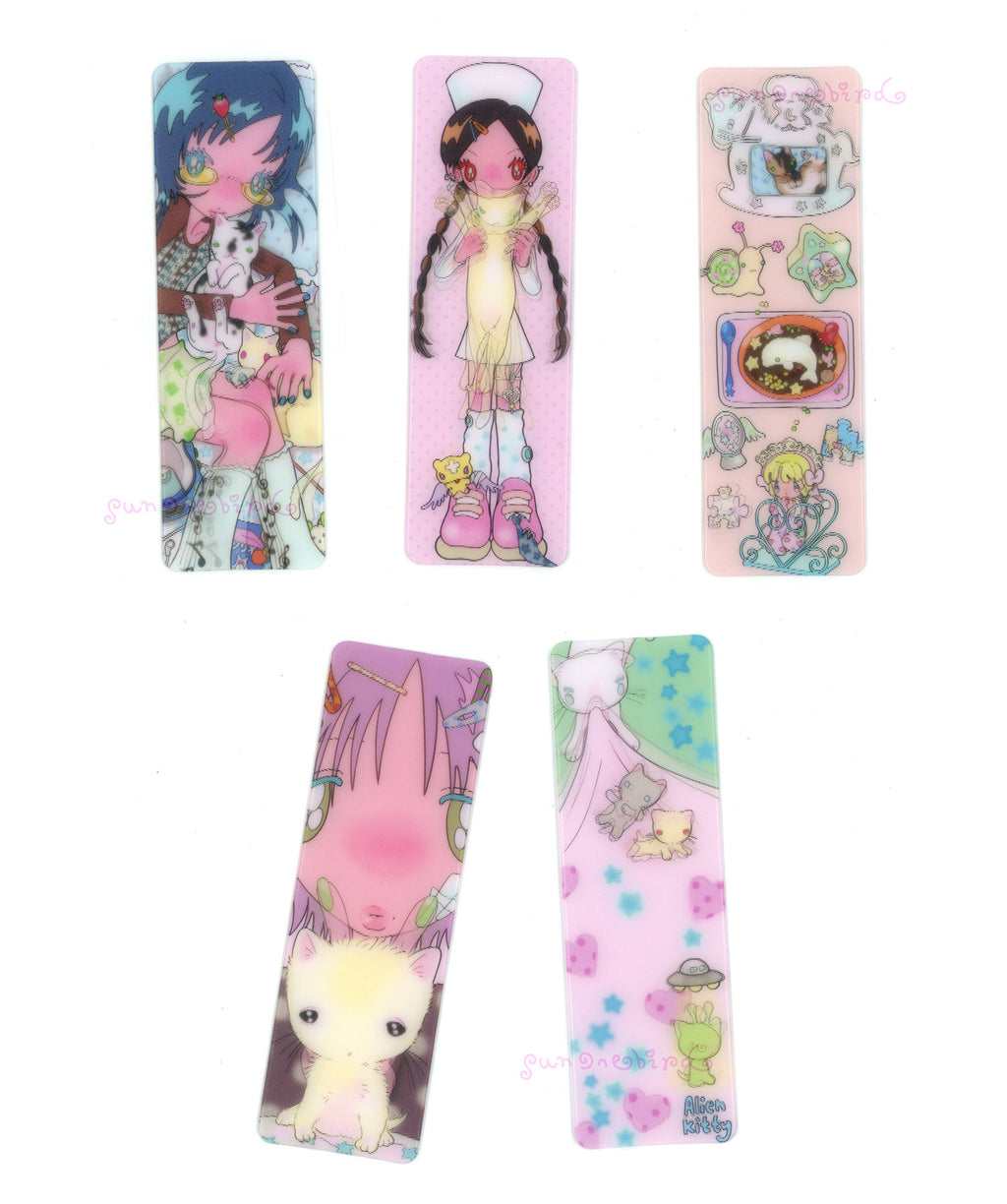 sunonebird The kitty's dream Lenticular Card/Bookmark Set