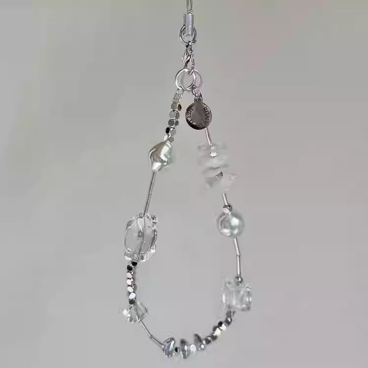 Clear Elegance Phone Charm