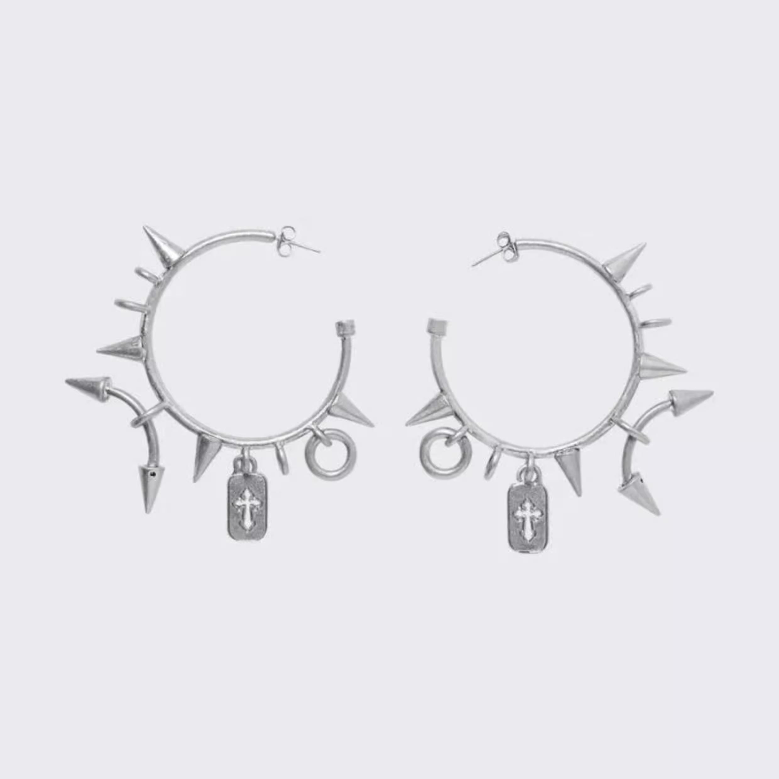 Spike Hoop Earrings