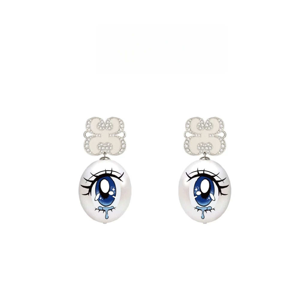 33Slipppers Tearful Eye Earrings