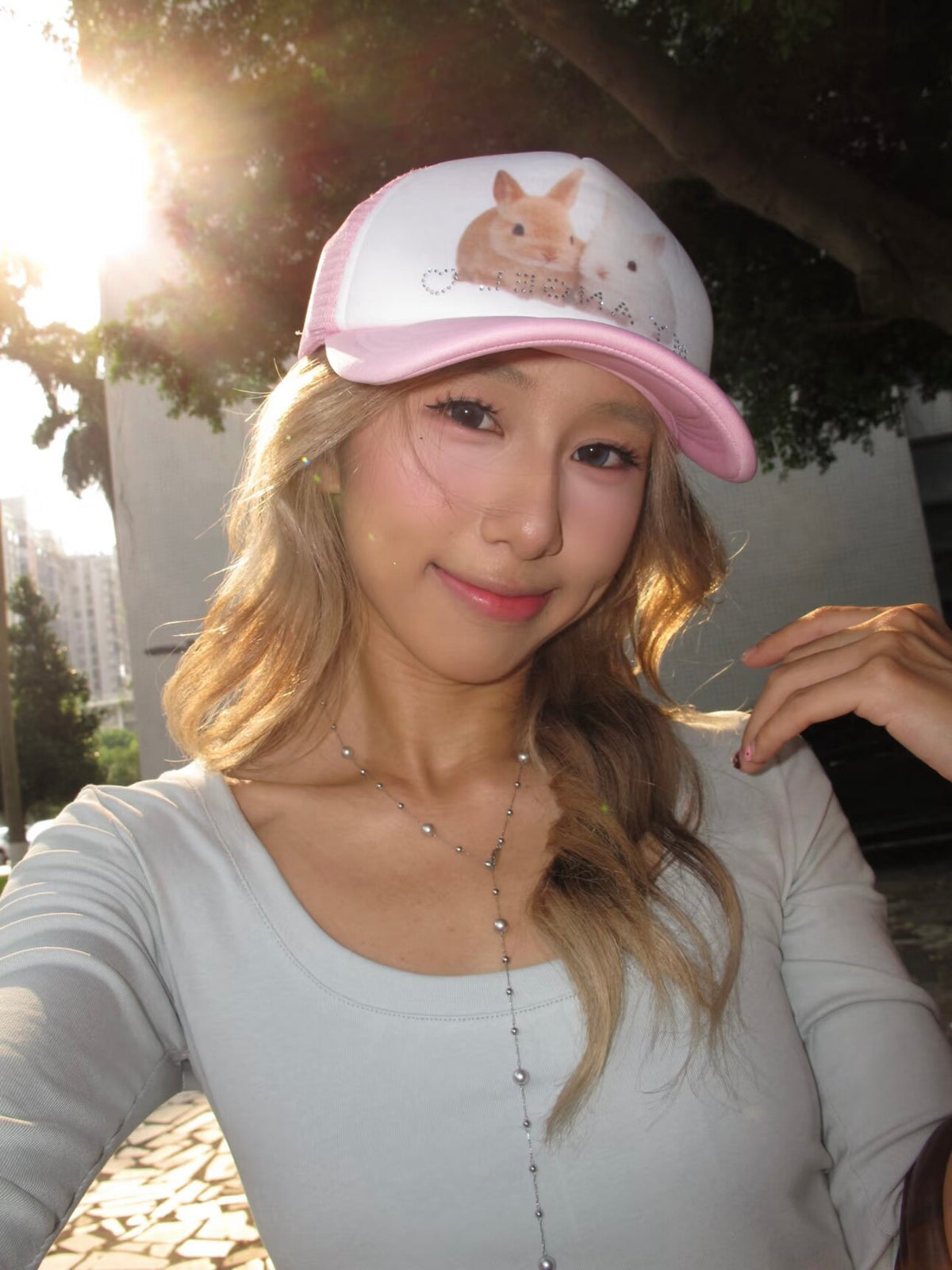 Angel Pet Mesh Trucker Cap