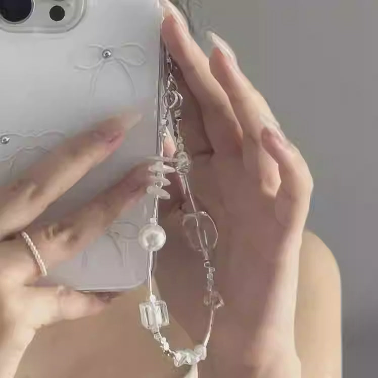 Clear Elegance Phone Charm
