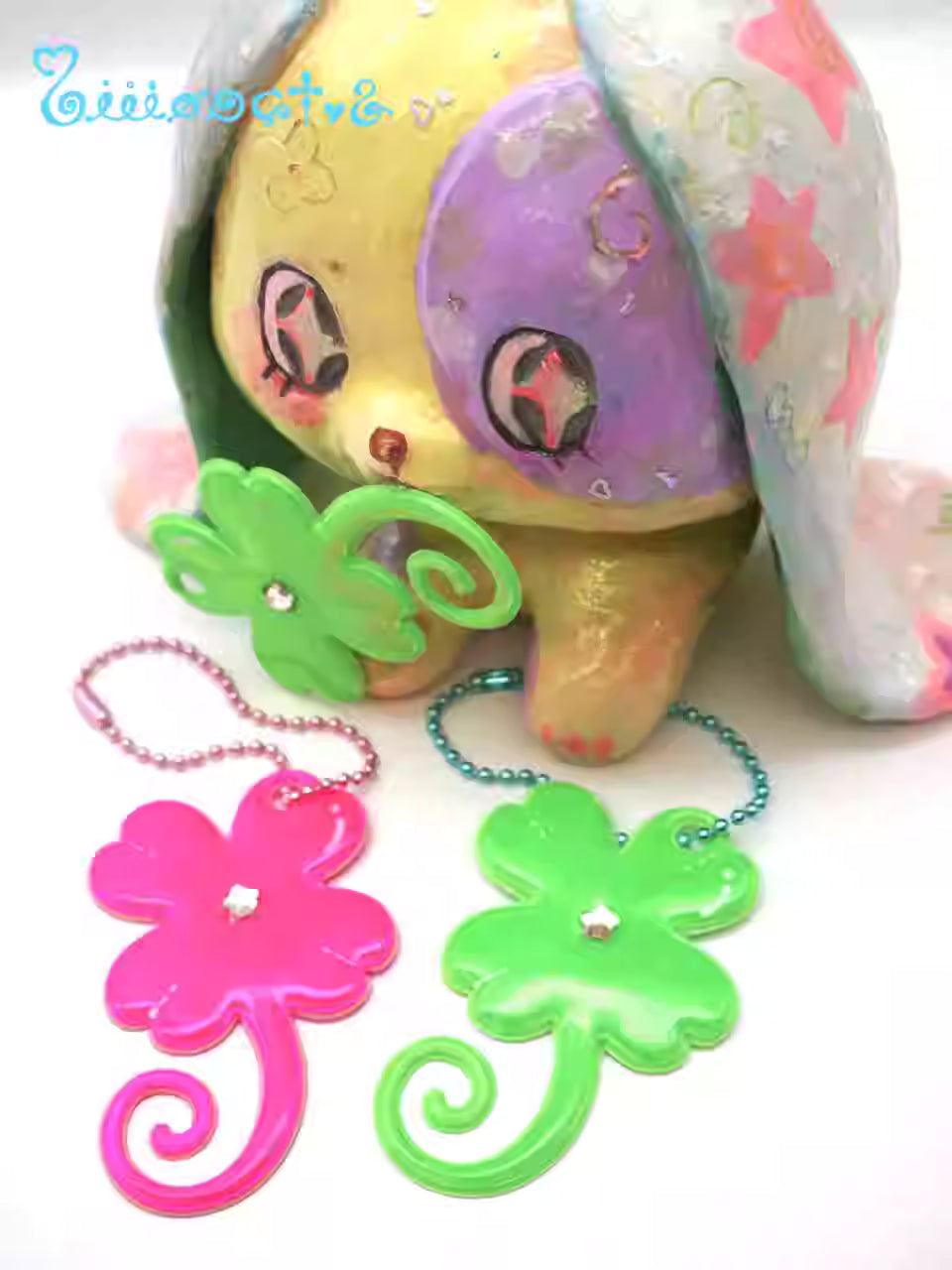 Kiiidsclub Lucky Glow Clover Charm