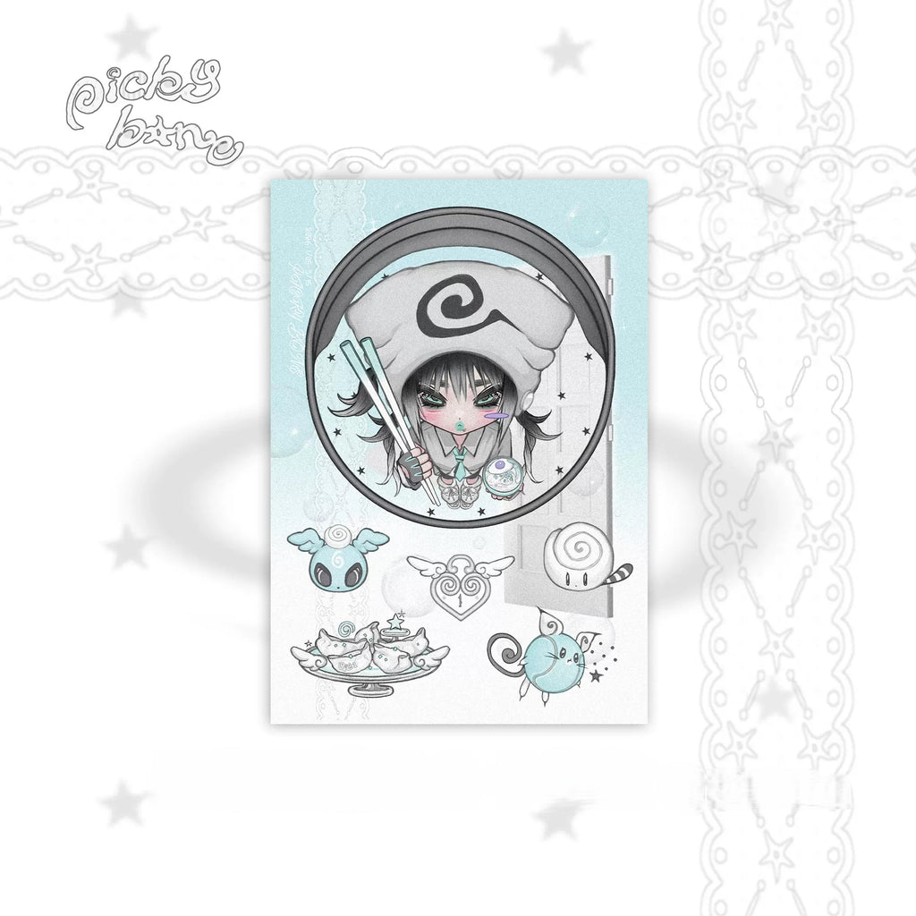 Pickybone Noodle Roll House Transfer Sticker
