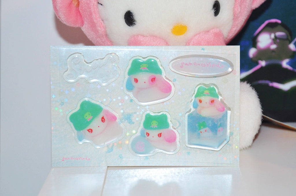 Sunonebird snow dog sticker