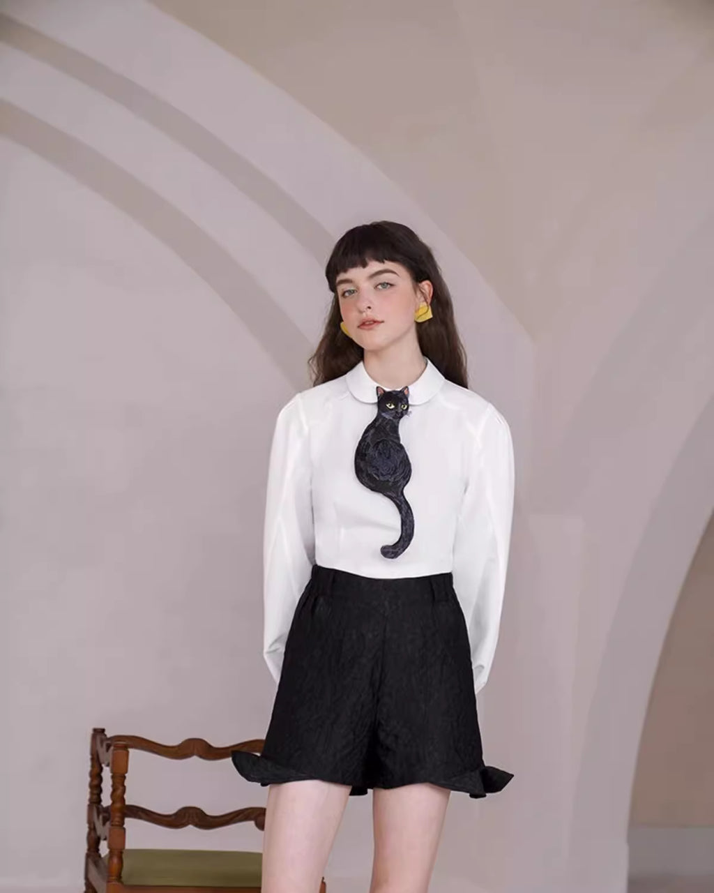 Camoooni Midnight Cat Tie