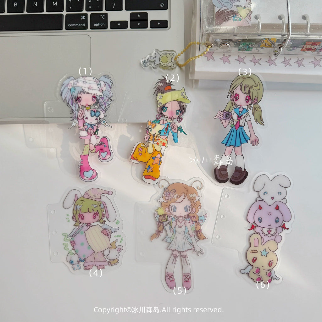 Glacier Forest Isle x sunonebird Friday Club Girls PVC Divider Paper