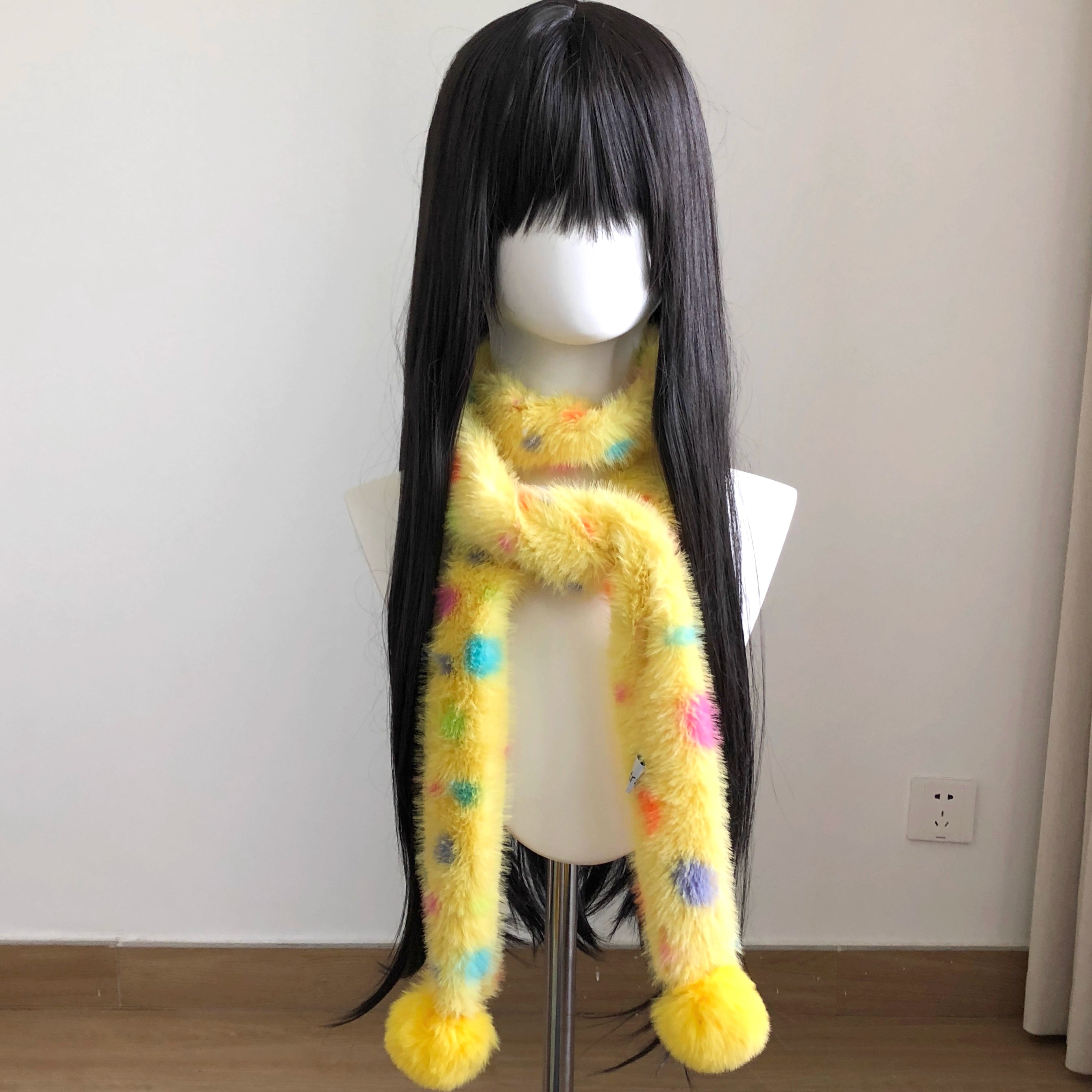 Marshmallow Confetti Hood Scarf