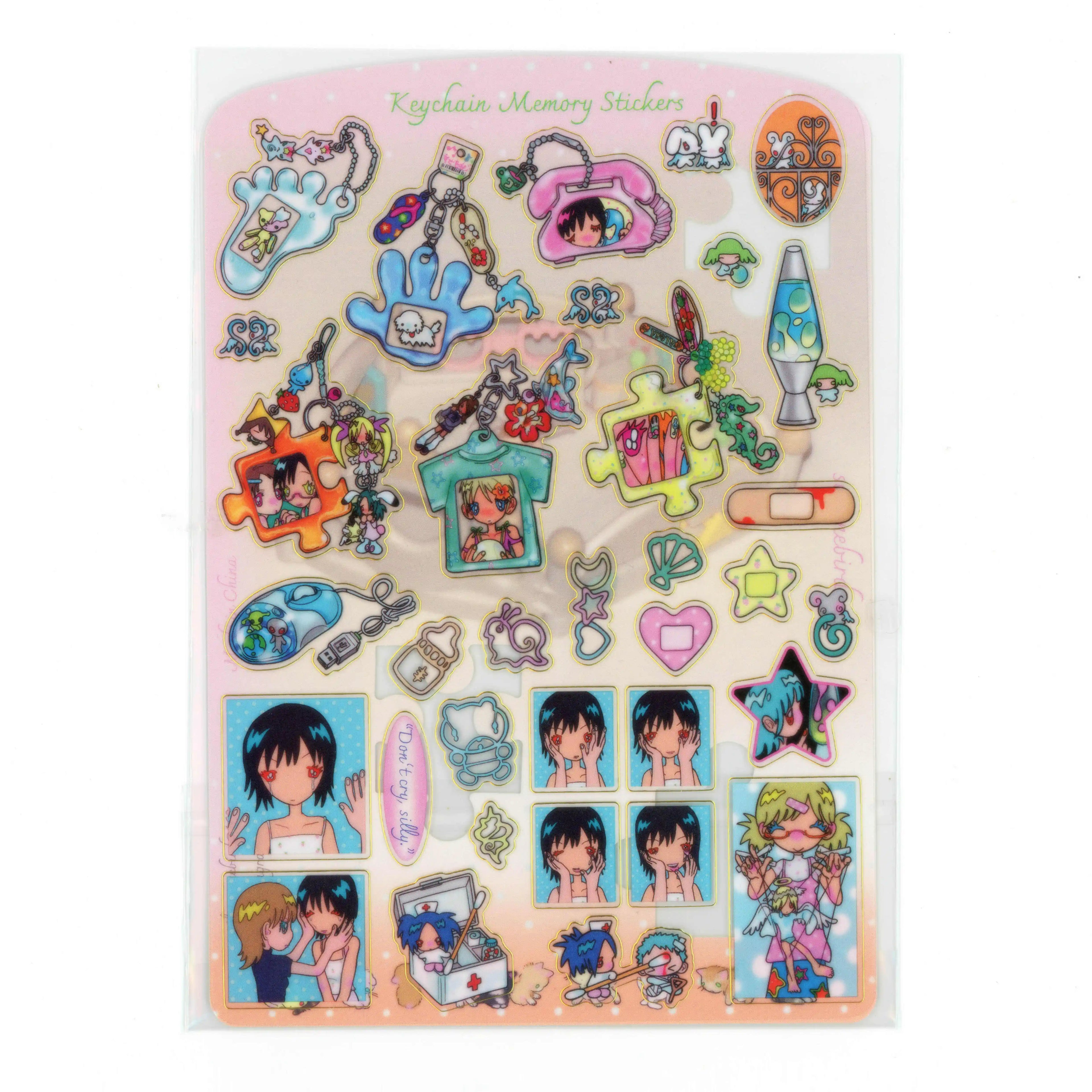 sunonebird Y2K Keychain Diary Stickers