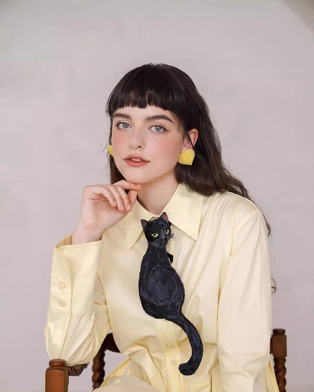 Camoooni Midnight Cat Tie