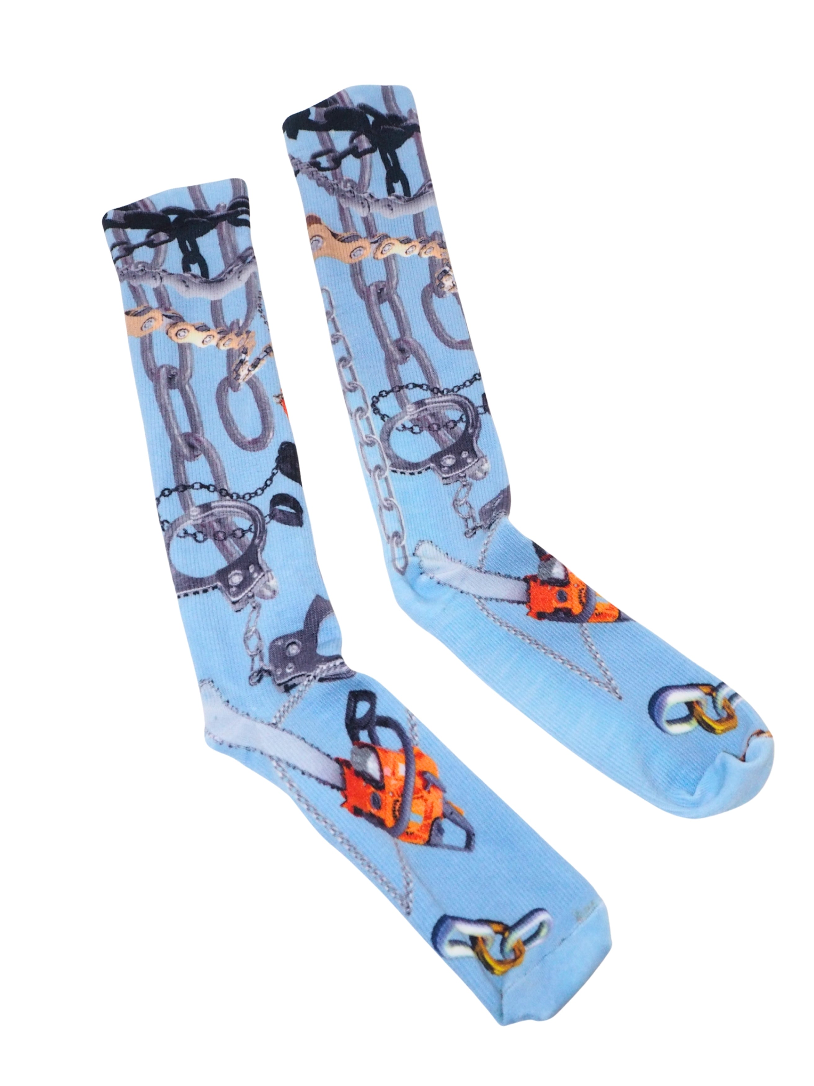 Metal Heart Long Socks