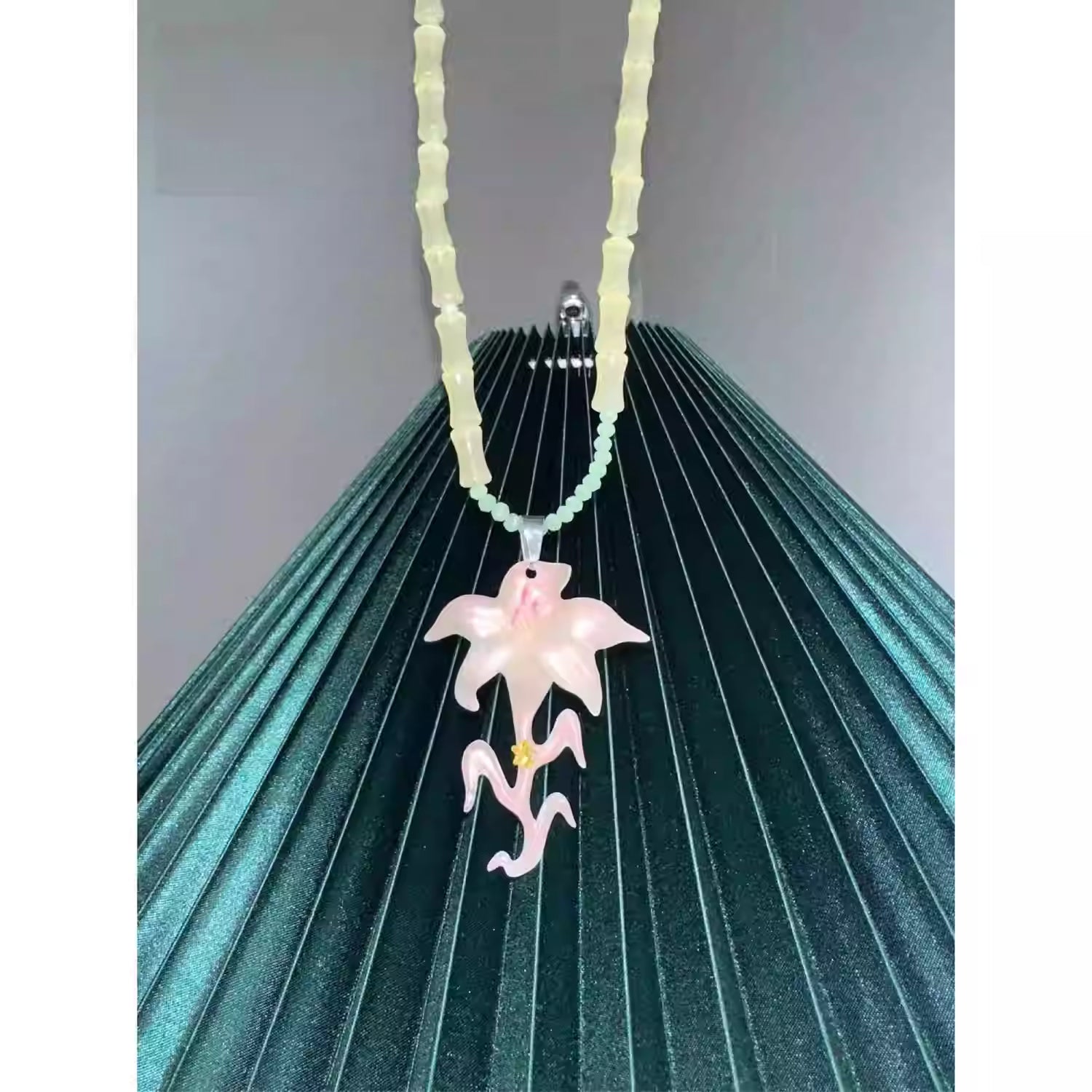 thenewyouthpark  Blush Lily Necklace
